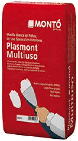 Masilla Plasmont Multiuso en Polvo de uso universal para Interior (1kg)