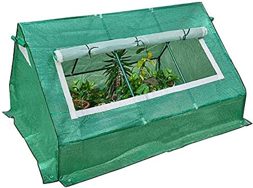 LIOYUHGTFY Mini-Gewächshaus Treibhaus Tomatenhaus Mini Gewächshaus Weiße PE Gitterlinien Blumen Heißes Gewächshaus, Hochleistungs-Balkon-Wärmedämmungsschuppen 1025