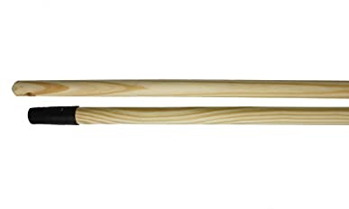 ROZENBAL Manche Bois Naturel 120 cm, Avec embout Pas de Vis et Trou de Suspension Brosses et serpillières, Multicolore, Unique