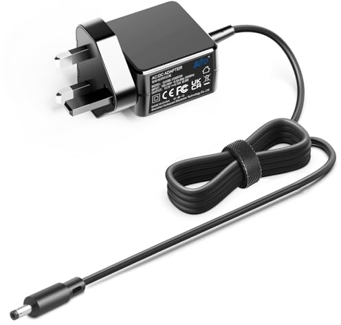 Shark ch950ukt Charger,KFD 13.3V Shark Handheld Vacuum Cleaner Replacement Adapter for CH950UKT CH950UKT14 CH950C CH955 CH951 Ultra Cyclone PetPro Handvac XCHRGCH950 Hoover 1.8M UK Plug Power Supply