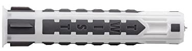 Wuerth 590681266 2K Kunststoff Shark Twist, DBL-KST-SHARK-TWIST-12x66 Allzweckdübel, Weiß-Anthrazit