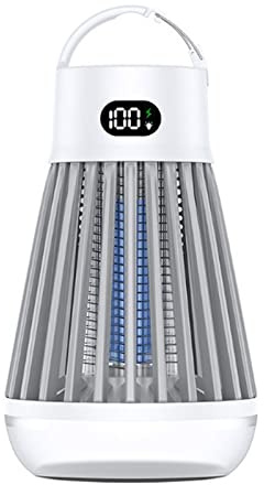 Lampe piège à moustiques 2000mA Supplément d'appât lumineux Modèle à suspendre Piège à moustiques à lumière violette