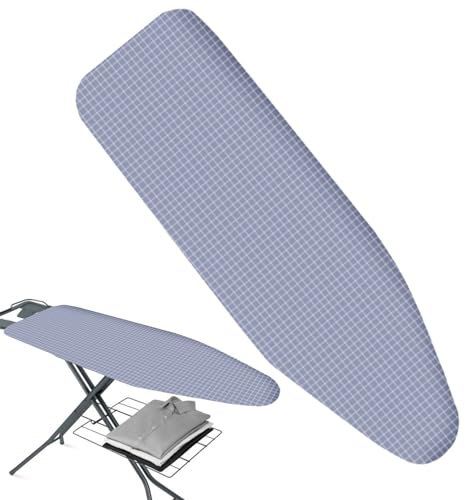 Veeteah Funda para Tabla de Planchar, Resistente a Quemaduras, Grande con Borde Elástico, para Tablas de hasta 125 x 45 Cm, Algodón, Tamaño 120x41cm, Color A