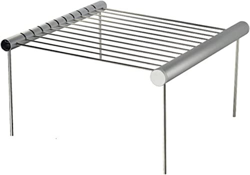 Parrilla de Gas para Picnic, Parrilla para Horno de Barbacoa, para Viajes al Aire Libre, Camping, Parrilla portátil para Barbacoa, Tubo Simple de Acero inoxidab