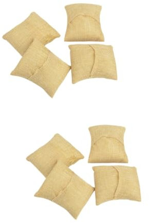 Cabilock 12stücke Teiliges Jute-juwelierkissen Für Armbänder Uhren Und Ketten Stabiler Schmuckdisplay- Für Schmuckorganisation Und Präsentation