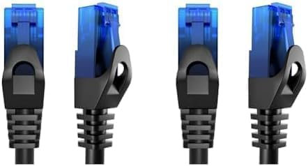 Ethernet cable – 10m – Network, patch & internet cable with break-proof design for maximum UK internet speeds (ideal for Gaming/LAN/Router/Modem/Switch, blue RJ45 connector) – by CableDirect