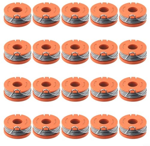 URPIZY Strimmer Spool Replacement for Spear & Jackson S1825CT S3630CT, S3630CT2 18v, 36v, Strimmer Spool Grass Trimmer Spool Replacement(20PCS)