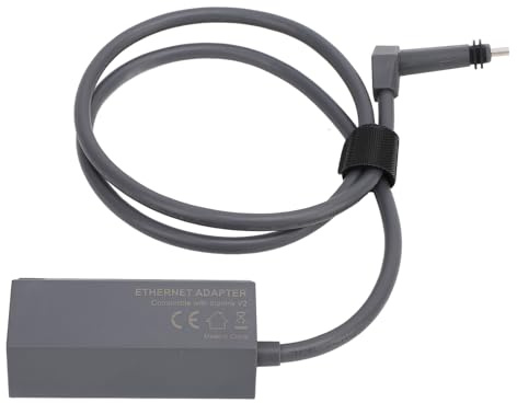 Adattatore Ethernet Internet Satellitare V2 per Parabola Rettangolare, per Adattatore Ethernet di Seconda Generazione Attivato per Rete Esterna Cablata, Spina
