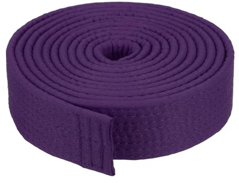 PATIKIL Taekwondo Farbiger Ranggürtel,x,ft m, Polyester Kampfkunst Judo Karate Gürtel für Trainer Unterricht Praxis, Schwarz;