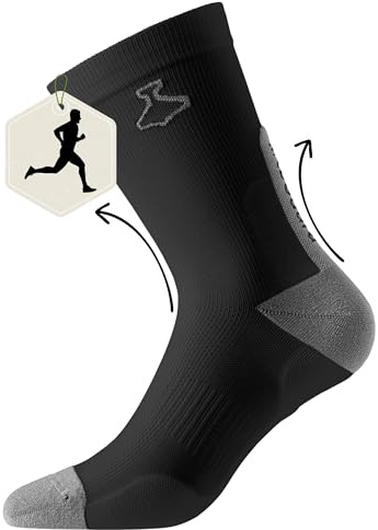 liiteGuard ULTRALIGHT RUNNING SOCKS | Ultraleichte Läufer Kompressionsstrümpfe Damen Herren Laufen Sport | Angenehmer Anti-Blasen Kompressionsstrumpf