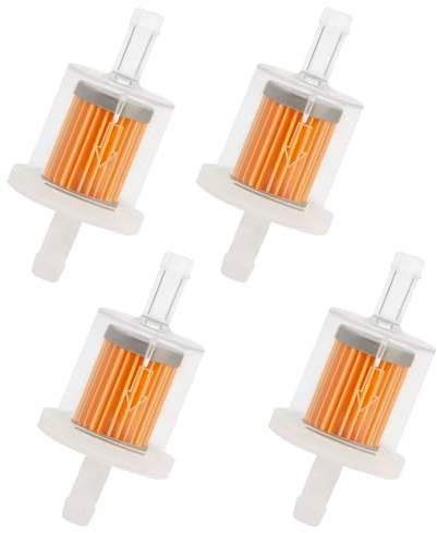 4er Benzinfilter 8mm Kraftstofffilter Benzin Filter Universal Flüssigkeitsfilter,Benzinfilter Moped Motorrad,Dieselfilter Benzin Filter,Kraftstofffilter Rasenmäher Diesel Kraftstoffe Kraftstoffilter