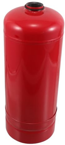 TOBBOMEY 2kg Extincteur Portable Vide Acier pour Sécurité Domestique Et Adapté Lutte Les Incendies avec Remplissage Facile