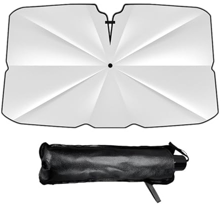 Parasol para Parabrisas De Coche, Sombrilla Parasol para Coche Delantero, para-Sol Plegable Anti UV Rayos, para Co-che, SUV, Camioneta Y Furgoneta