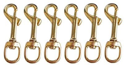 Schwenk Karabinerhaken Haken mit Drehgelenk Schlüsselanhänger Schlüsselbund Snap Karabiner Clips Set