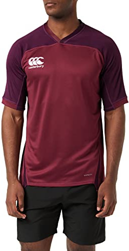 Canterbury Camiseta de Rugby Vapodri Evader Hooped para Hombre, tecnología Vapodri, Ajuste atlético Profesional, Camiseta de Rugby técnica Duradera