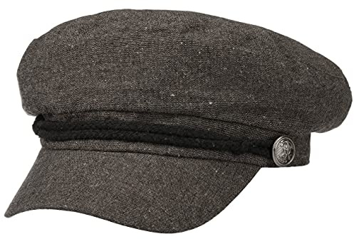 Lipodo Shania Seglarmössa Damer - damkeps baker boy mössa skärmmössa med skärm, foder, foder Sommar Vår-sommar - S (55-56 cm) olivgrön