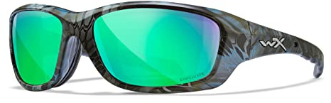 Wiley X │ WX Gravity | Sonnenbrille Herren │ Polarisierte Sonnenbrillen │ Ideal für Sport Outdoor Fahrradbrille Fahrt Laufbrille Fischen Wandern │ Sonnenbrille Verspiegelt │ 100% UVA/UVB-Schutz