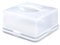 ACCURATE Plastic Cake Box, White (SQUARE)