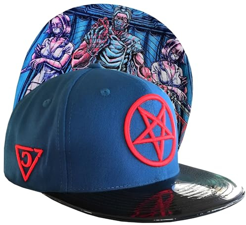Capiche [99+ VARIATIONEN] Snapback Cap Herren Kappe Baseball Mütze Kunst Unisex Schirm Männer One Size Tattoo Damen