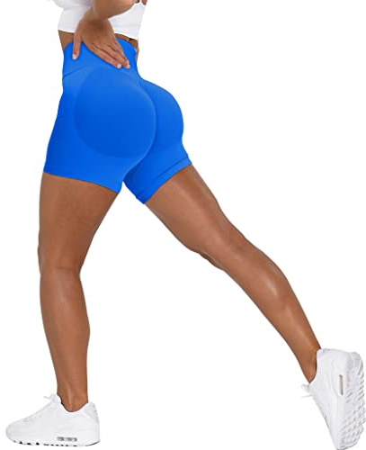 Unthewe Women's Cycling Shorts Shorts | High Waisted,Scrunch Butt,Tummy Control,Athletic Activewear for Gym Yoga Running