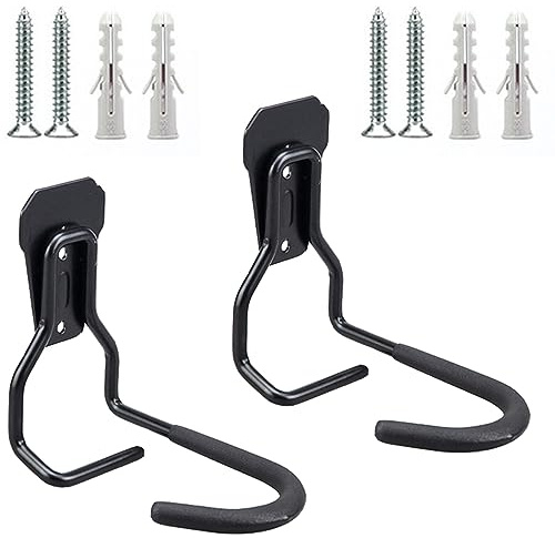 Bicycle Holders, Bike Stand Bicycle Hooks Wall Mount Heavy Duty Bike Hooks Wall Mount Rack Save Space Holder Bike Hook for Garage, Home, Garden Wall