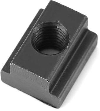 YDuupxe T-Nutensteine ​​Nutmutter 45 Stahl mit Schwarzem Oxid-Finish, 5 Packungen Verbindungsteile Klemmen Verhindern Hervorstehende Bolzen für T-Nut-Aluminium-Strangpressprofile (M10)