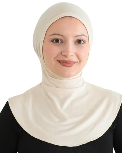 Prien Praktisch Hijab Für Damen, Sport Muslim Kopftuch, Flexible Schal, Chic Muslimische Kleid für Gym, Kopftücher Viskose Tuch