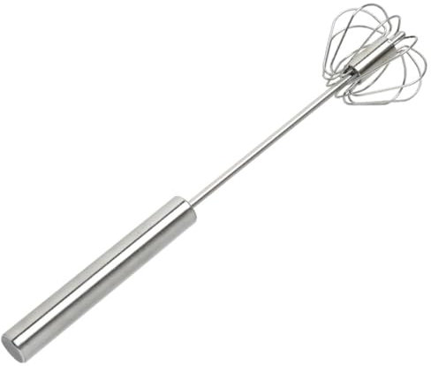 Cabilock Stainless Steel Retractable Hand Blender Egg Whisk Kitchen Gadget Mini Whisk for Easy to Use