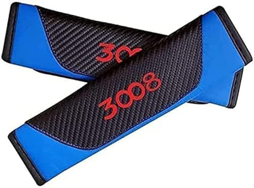 kykj 2 pièces Rembourrage de Ceinture de Sécurité pour Peugeot 3008, Coussinets Ceinture Sécurité Voiture Amovible Protège Ceinture Sécurité,D