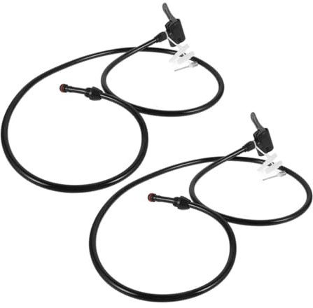 ABOOFAN 2pcs Portable Bike Pump Air Hose Connector Bicycle Hand Pump Valve for Presta Bike Tires and Balls