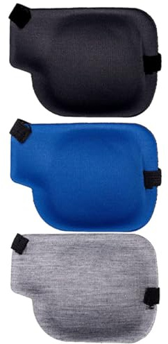 TOPPERFUN 3d Augenklappen Kompakte Augenschutz Wiederverwendbare 3 Stück-pack aus Polyester Leichte und Komfortable Abdeckung für Amblyopie für Täglichen Gebrauch