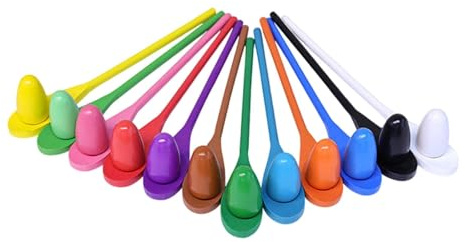 Yunhgft 12 Pieces Egg And Spoon Race Garden Outdoor Field Day Girls Boys
