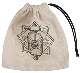 Q-Workshop QWODWA41 Dwarven Basic Sac à dés Beige/Noir