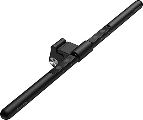 Quntis Computer Monitor Lamp, 52CM Screen Monitor Light Bar for Eye Caring, 22-29 iMac LED Computers Light with Auto-Dimming Stepless Adjustment, Touch Control No Glare Space Saving Home Office Lamp