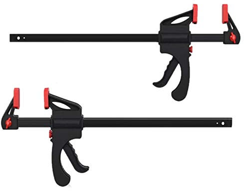 KAHEIGN F-Bar Morsetto da Falegname, 12inch Clip di Legno Strumento Grip Quick Release a cricchetto Spremere