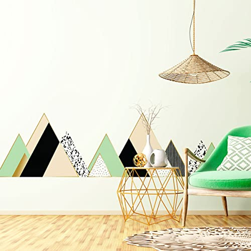 Wandtattoo – Dekoration für Schlafzimmer und Wohnzimmer – Wandaufkleber Riesen Skandinavische Berge IMATONG – 70 x 115 cm