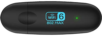 Adaptador WiFi USB 2.4G/5G Dual Band Wireless Network Adapter WiFi Dongle para PC Laptop Computer