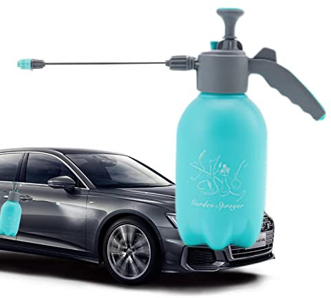 LINGJIONG Pulverizador a presión para jardín, 2 L, multifunción, presión manual, agua, pulverizador a presión, limpieza del hogar, con boquilla ajustable, pulverizador