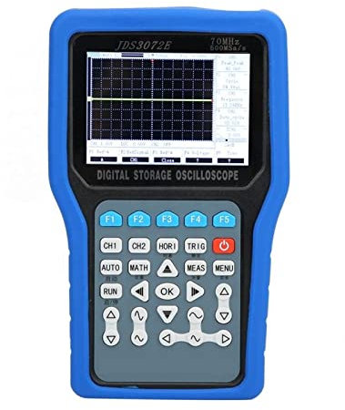 IGASHI Multimetro Digitale Intelligente Ricaricabile Oscilloscopio Portatile 500MSA/S 70MHz 2CH Generatore di Segnale oscilloscopio Digitale 100-240V