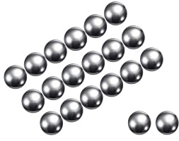 Kozelo 10000Stk Präzisionskugeln - [1.8mm] Karbonstahl für Lager Ventile Nutzung Solid