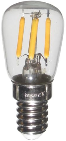 Erzgebirgslicht - LED Filament Lampe 2,6W 230V E14 für Fensterbild Adventsstern Weihnachtsstern Papierstern Laterne Ersatz