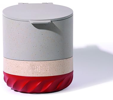 La Cafetière Renew Composter and Coffee Knockbox, 75ml Espresso Dump Bin for Coffee Grounds with Detachable Knock Bar and Non-Slip Base