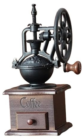 Colcolo Molinillo de Café Eléctrico con Depósito, Potente Molino de Grano para Cocina y Oficina, Signo de café, 11,3 cm x 11,4 cm x 24 cm