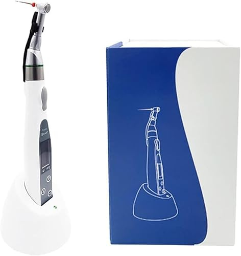 MASKIS Dental Wireless LED Endo Motor Endodontie Behandlung 16:1 Hin und Herbewegung mit 9 Programmeinstellungen, 360° Drehung/bequemer Anschluss Wurzelkanal Apex Locator
