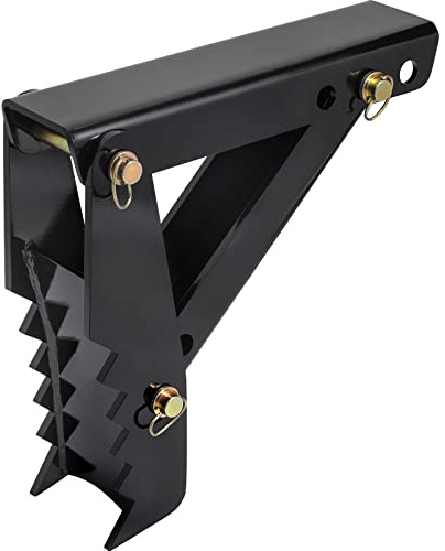 VEVOR Pouce de pelle rétro 45,7 cm, épaisseur de dents 12,7 mm, pouce de pelle robuste, fixations de pouce soudées acier noir avec conception boulonnée, pouce mécanique réglable pour pelle rétro/pelle