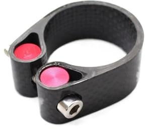 WANGBINGXING Sattelklemme Fahrrad Carbon Sattelstütze Klemme 27,2mm 30,8mm 31,6mm Locking Sitzrohr Clip Carbon Ultraleicht Sattelstütze Zubehör Sattelklemme(B 27.2mm)