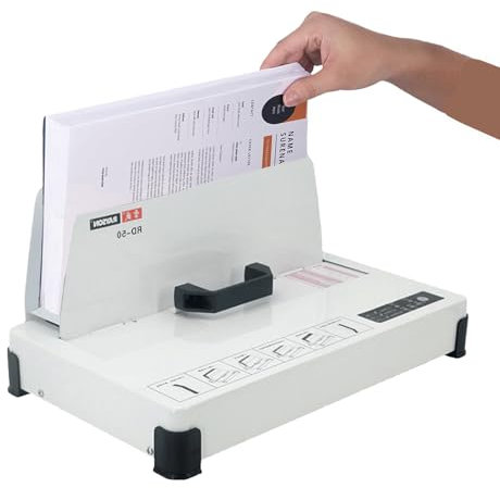 Kindevieft Machine De Reliure Thermique, Temps De PréChauffage De 3 Minutes, Appareil De Reliure Thermique, éPaisseur De Reliure De 1 à 50 Mm, Machine De Reliure Thermique pour A3/A4/A5
