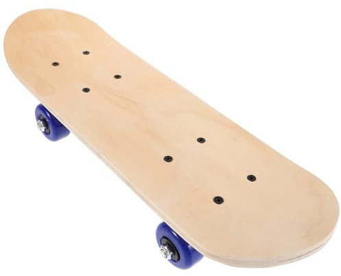 SKISUNO Skateboard Deck Aus Ahornholz Leeres Zweiseitiges Skateboard Für Blauen Zum Bemalen Und Dekorieren Sicher Und Stabil Für Anfänger