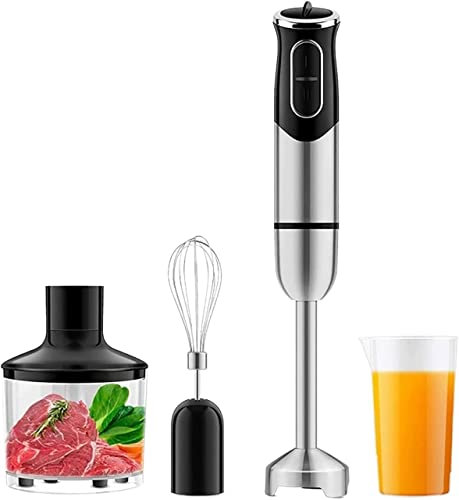 7LiuYueFei6 Mixeur Plongeant électrique, Lames en Acier Inoxydable 304, mixeur Plongeant pour soupes, Smoothies, purées et Aliments pour bébés, 600 W