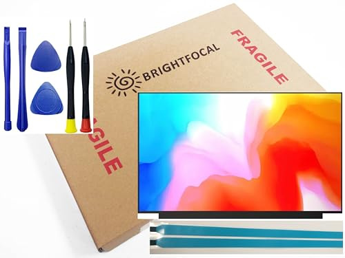 BRIGHTFOCAL New Screen Replacement for Acer Nitro N20C2 30pin 60hz Grade A+ 17.3 Full-HD FHD 1920 x 1080 IPS Slim Matte LED LCD Display with Tape and Tool